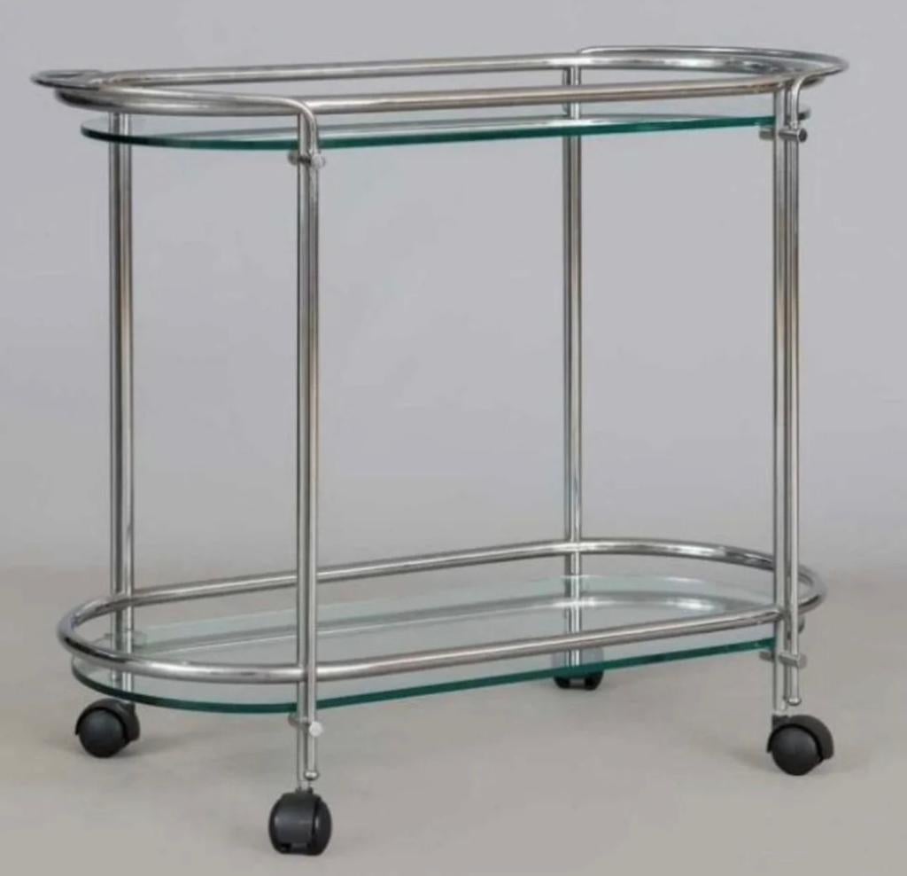 Riki T52 Galotti & Radice design bijzettafel serveerwagen, Ophalen, Zo goed als nieuw, 75 cm of meer, 60 cm of meer