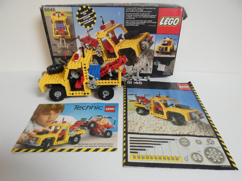 Te koop vintage Jeep Lego Technic set nummer 8846, Compleet, Gebruikt, Lego, Ophalen of Verzenden