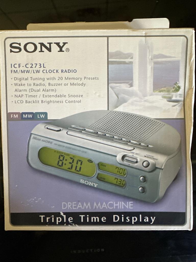 Sony ICF-C273L FM/MW/LW Wekkerradio - Dream Machine, Ophalen, Zo goed als nieuw, Radio