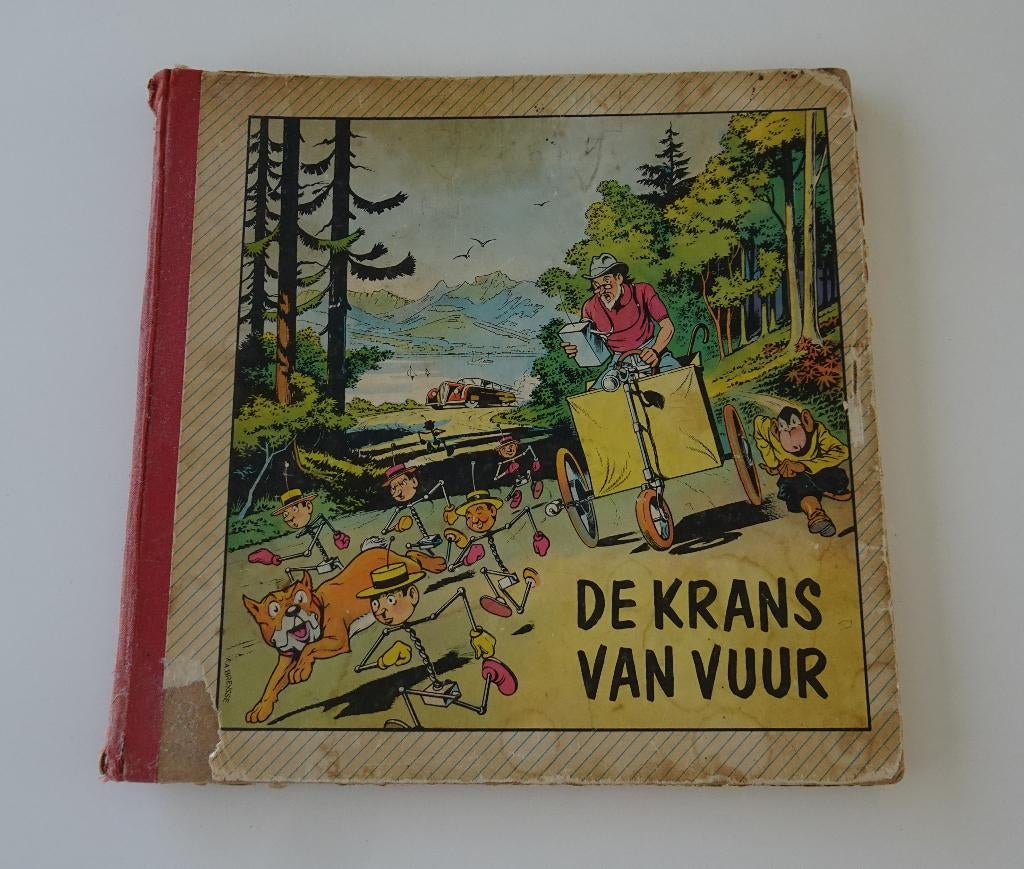 Oscar & Isidoor - De Krans van Vuur -- Stripboek uit 1964, Boeken, Stripboeken, Eén stripboek, Ophalen, Zo goed als nieuw
