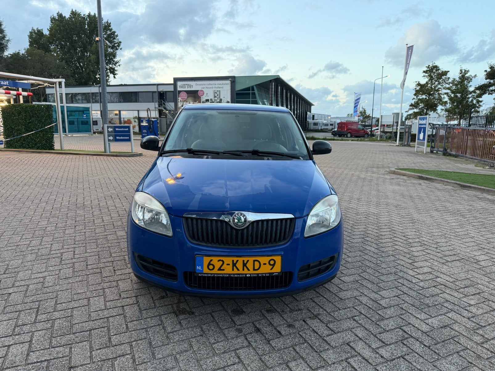 Skoda Fabia 1.2 44KW 2009 Blauw, Voorwielaandrijving, 1005 kg, Stof, 40 €/maand