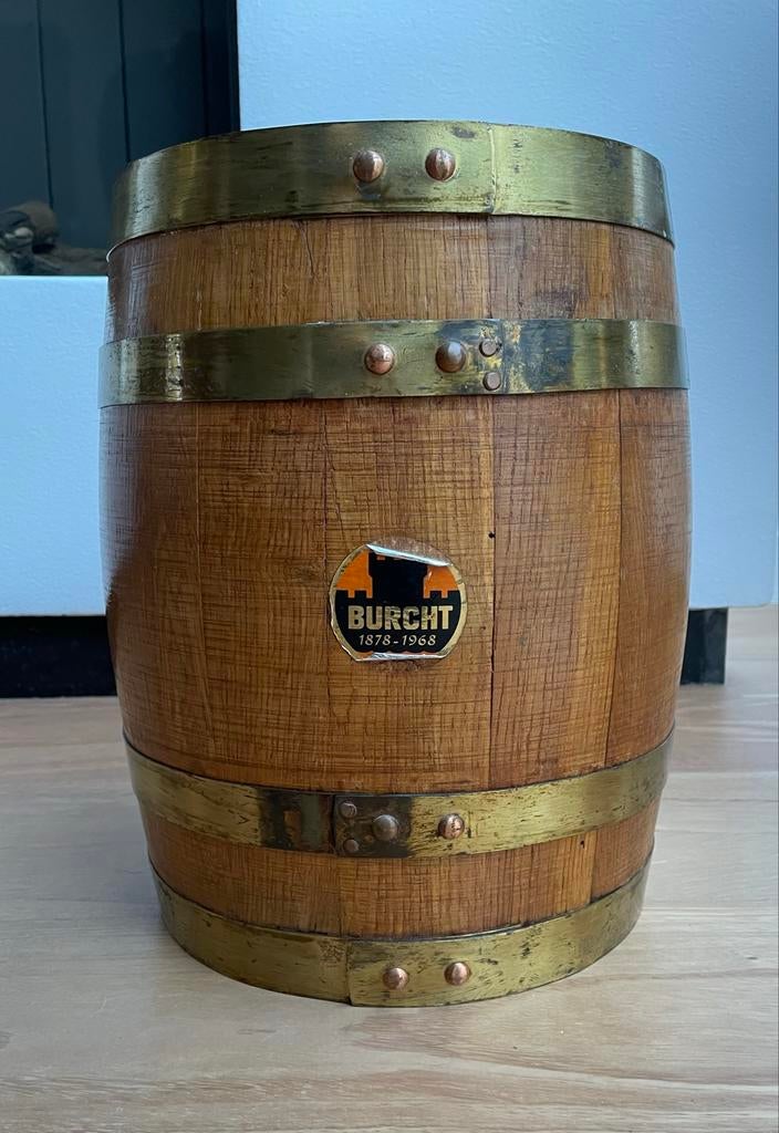 Vintage Houten Wijn/Biervat 'Burcht 1878-1968', Ophalen of Verzenden