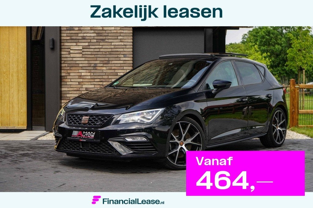SEAT Leon Cupra 290 Pano/ACC/DCC/Beats/Virtual/Schalen/Ultim, 15 km/l, Gebruikt, Euro 6, 4 cilinders