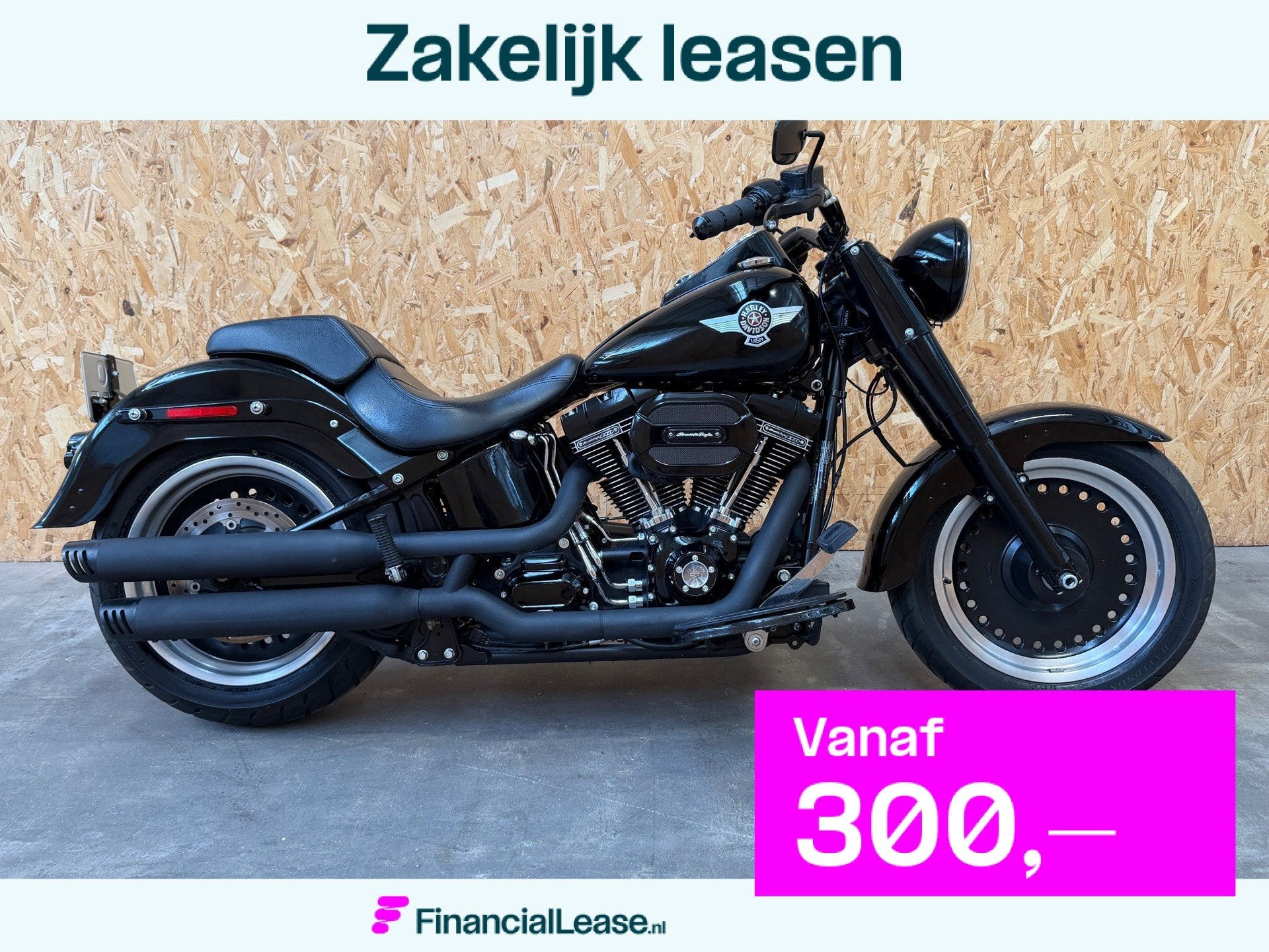 Harley Davidson Fatboy s 110 abs zwart/zwart 2016, ABS, Chopper, 1802 cc, Meer dan 35 kW