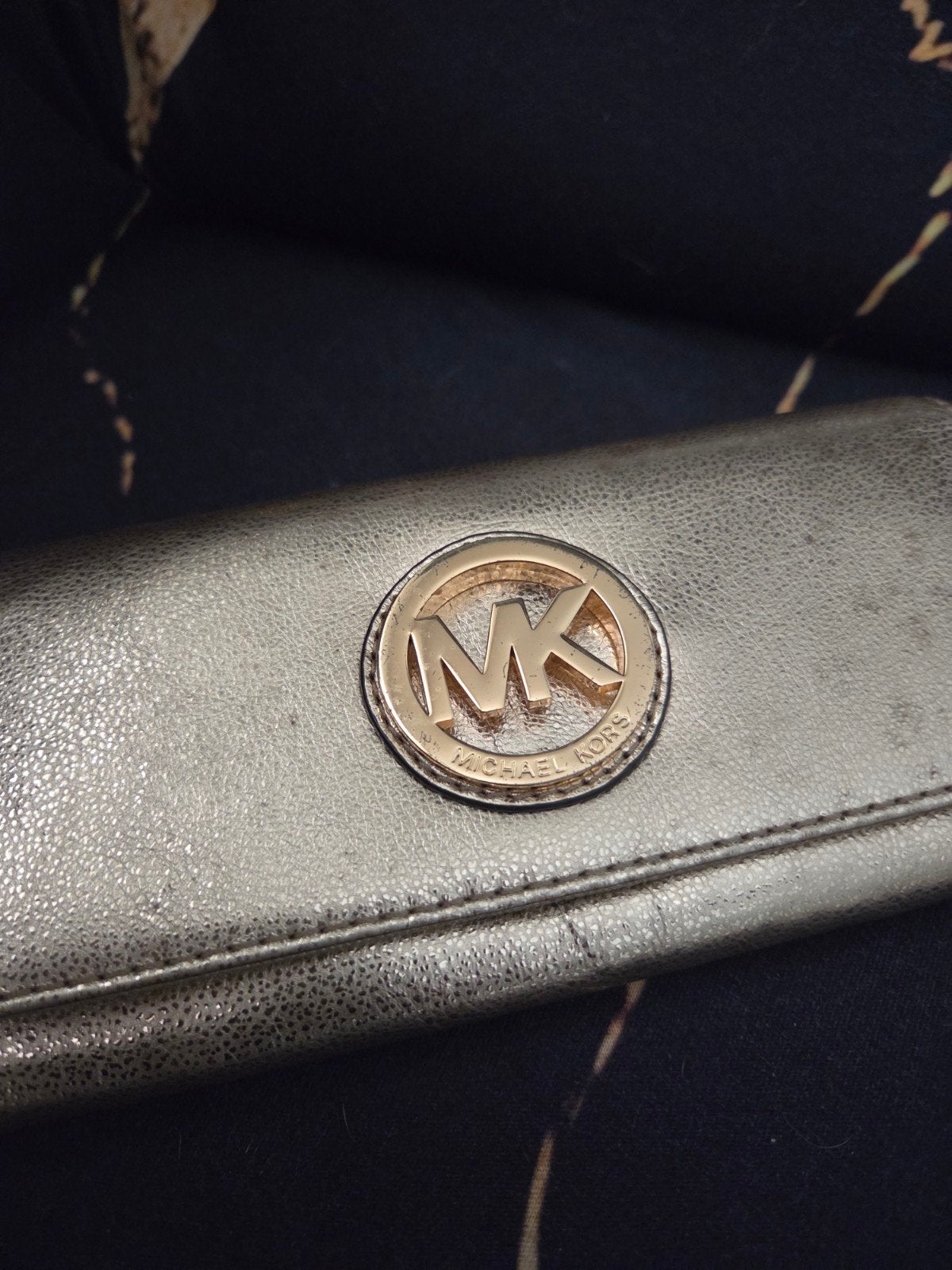 Michael Kors portemonnee goudkleurig, Sieraden, Tassen en Uiterlijk, Ophalen of Verzenden, Gebruikt, Overige kleuren, Overige merken