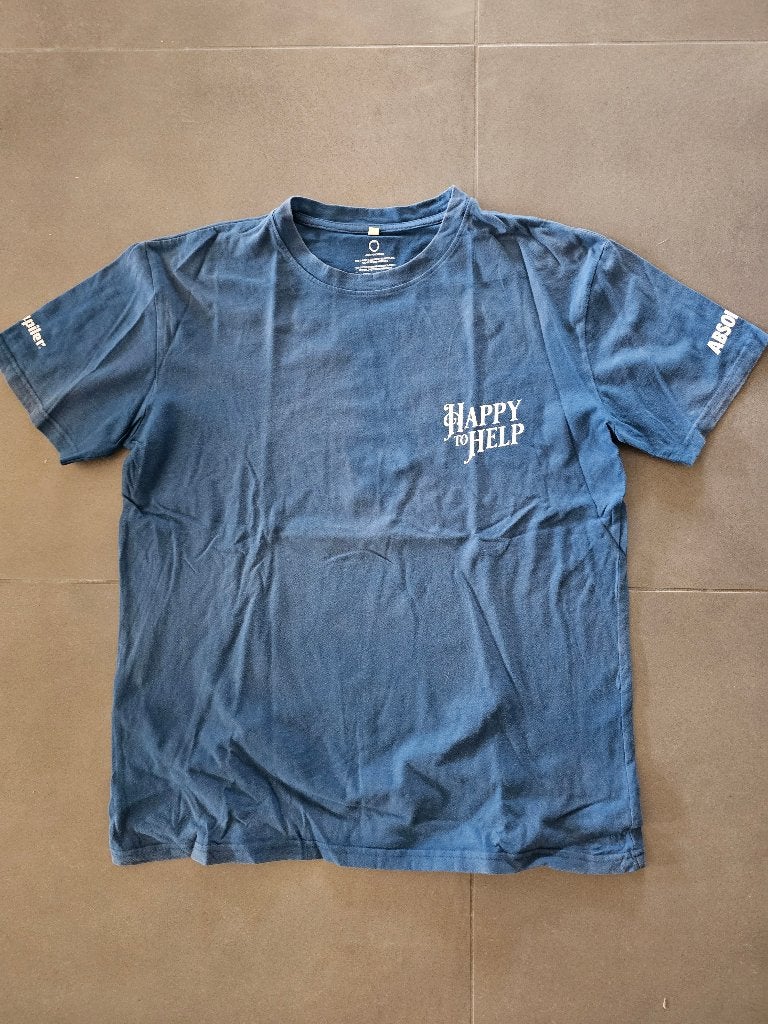 Tomorrowland - T-shirt crew 2024, Kleding | Heren, T-shirts, Blauw, Ophalen of Verzenden, Gedragen, Maat 52/54 (L)