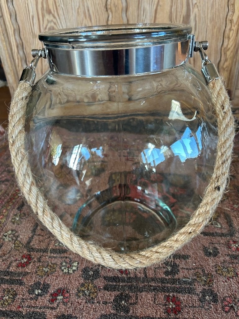 vaas, Huis en Inrichting, Woonaccessoires | Vazen, Ophalen, Zo goed als nieuw, Glas, 30 cm
