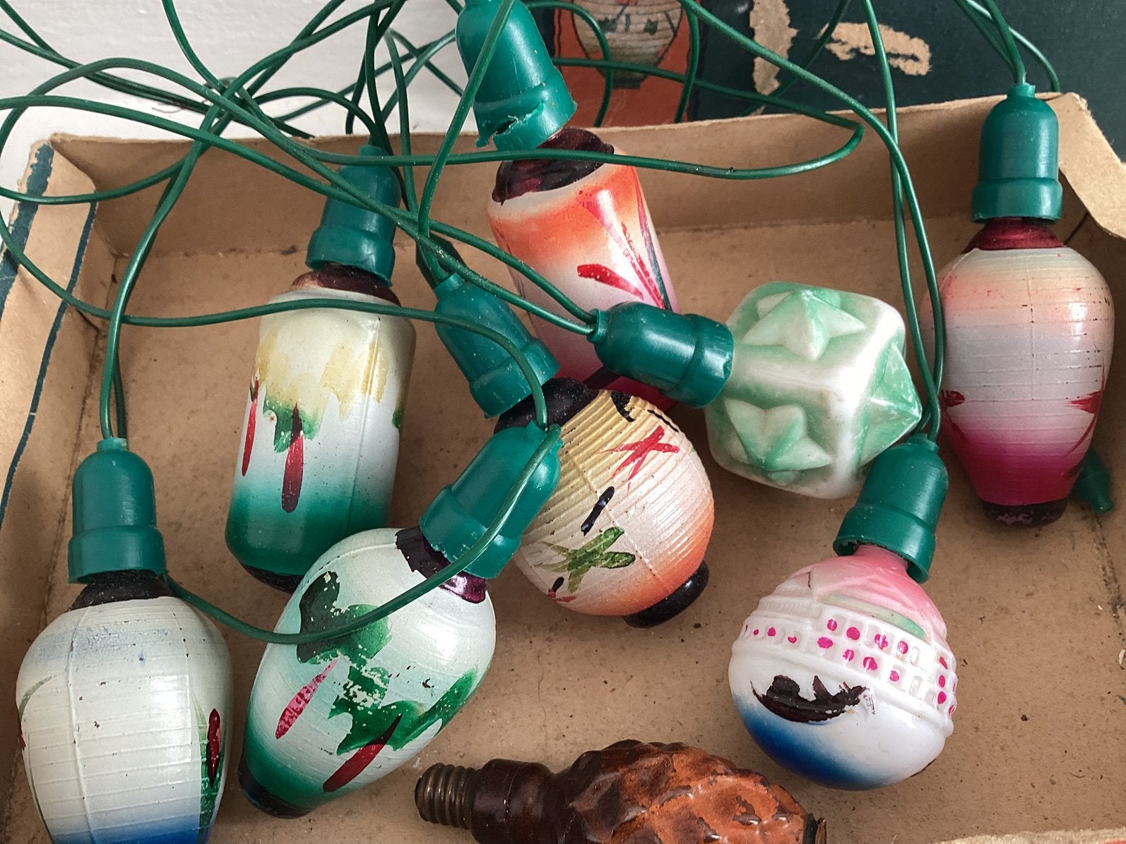 Kerst lampjes antiek, Ophalen of Verzenden, Zo goed als nieuw