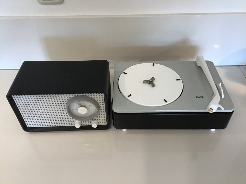 Braun Kleinsuper SK2  platenspeler PC3 - SV Dieter Rams 1956, Antiek en Kunst, Antiek | Tv's en Audio, Ophalen of Verzenden