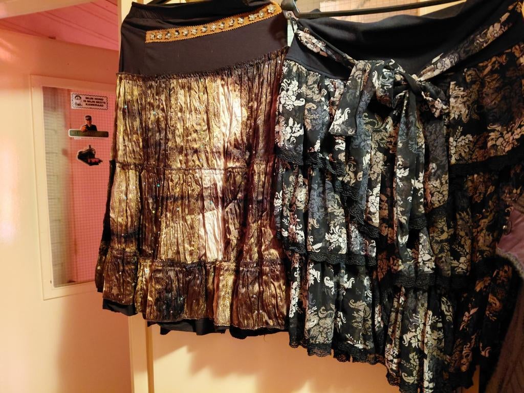 T.K.A.2countryrokken maat.M.z.g.a.n €30., Kleding | Dames, Rokken, Maat 38/40 (M), Blauw, Ophalen of Verzenden, Zo goed als nieuw