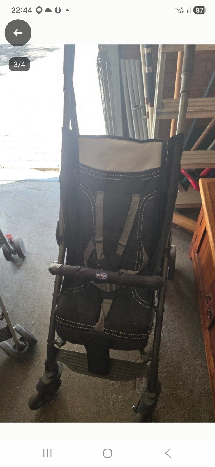 chicco buggy, Kinderen en Baby's, Ophalen of Verzenden, Gebruikt