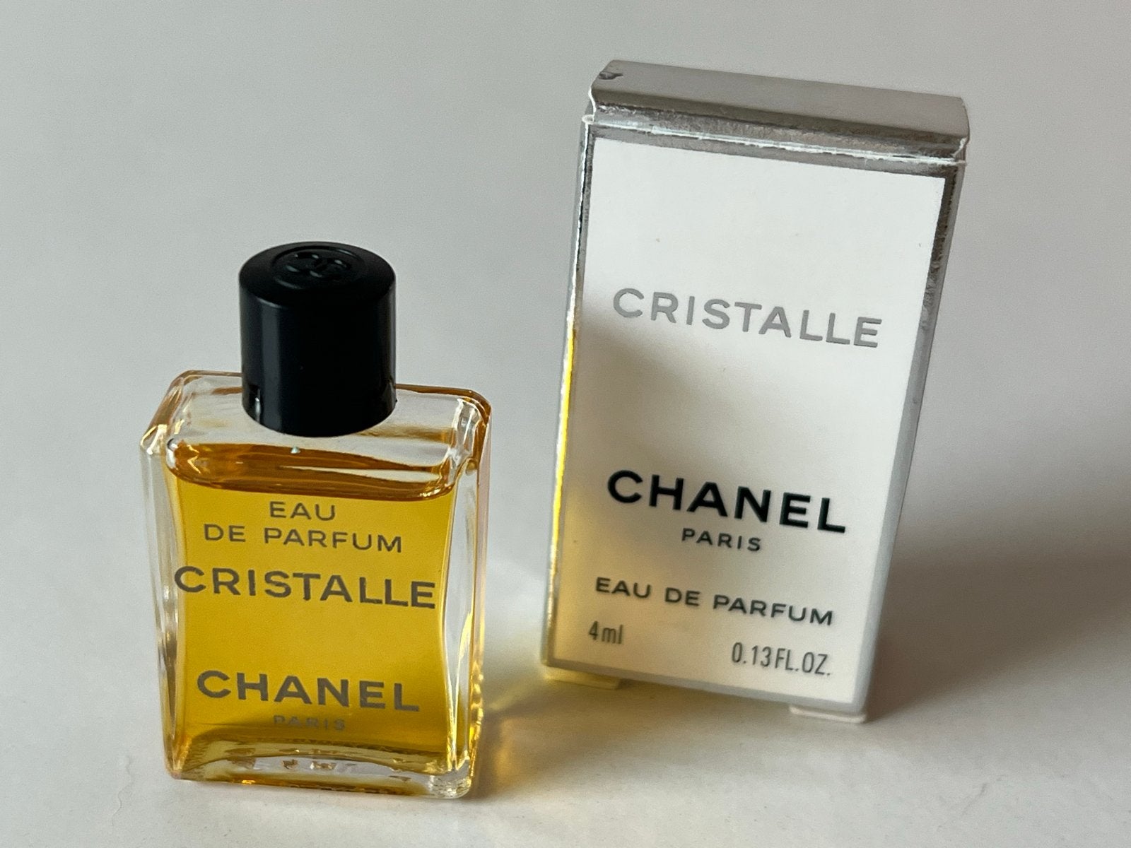 Cristalle Eau de Parfum Miniatuur 4 ml Vintage, Ophalen of Verzenden, Zo goed als nieuw