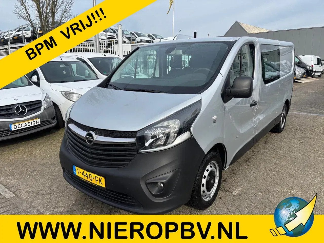 Opel Vivaro 1.6CDTI L2H1 Dubbelcabine Airco Navi Cruisecontr, Voorwielaandrijving, 125 pk, Gebruikt, Euro 6