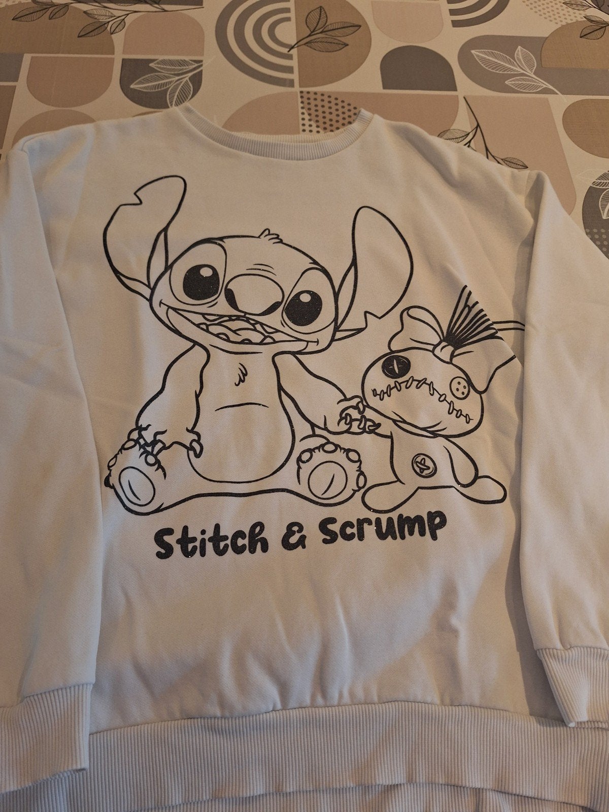 C&A Disney Stitch & Scrump sweater maat 152, Ophalen of Verzenden, Gebruikt, C&A, Jongen of Meisje