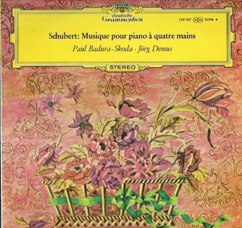 Schubert Paul Badura-Skoda Jorg Demus Piano A Quatre Mains, Kamermuziek, Ophalen of Verzenden, Zo goed als nieuw, 12 inch
