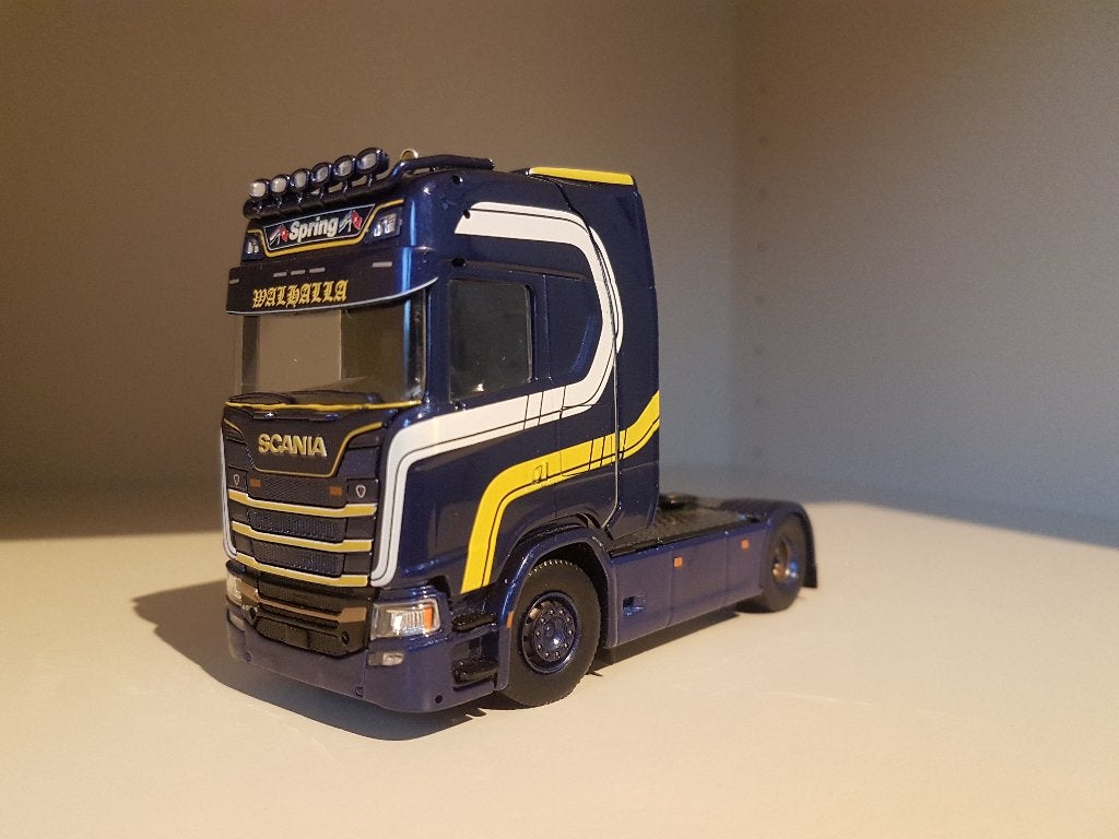 Scania NG Spring, Hobby en Vrije tijd, Modelauto's | 1:50, Ophalen of Verzenden, Zo goed als nieuw, Bus of Vrachtwagen, Tekno