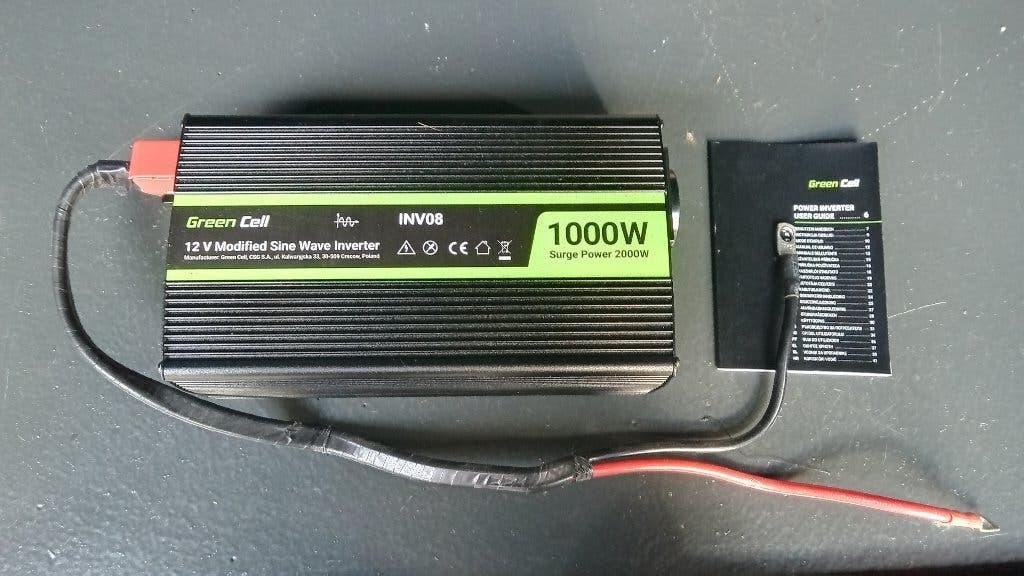 Green cell omvormer 12v dc naar 220v ac. 1000W., Ophalen of Verzenden, Zo goed als nieuw