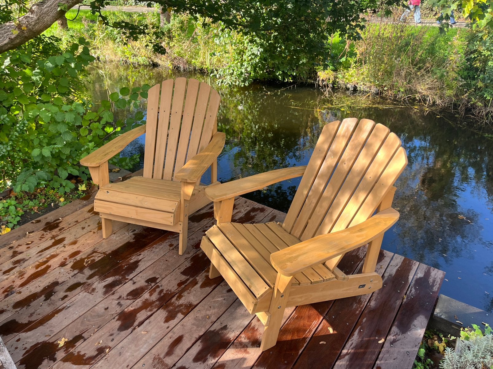 Canadian chair van Axi (Carmen Adirondack bruin), Ophalen, Gebruikt, Hout