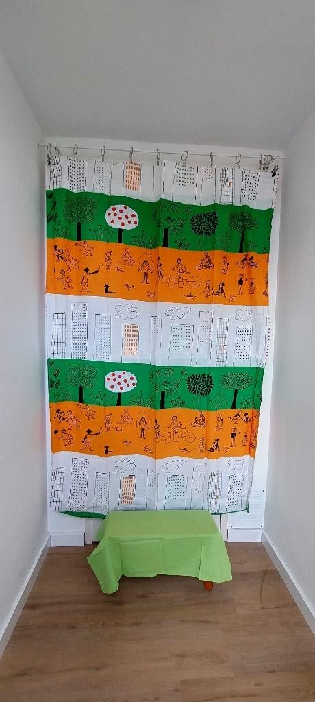 Vintage ikea onskedrom stof Olle Eksell in 2014 140 x 200 cm, Eu, Eenpersoons, Eu, Wit