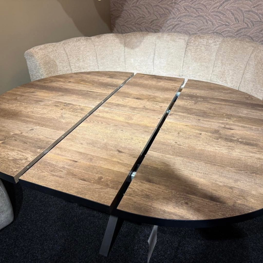 Uitschuif tafel Isla, Ophalen, Postbus 22 Uden, 150 tot 200 cm, Rond