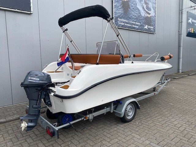 RAJO 540 Open / 15PK Yamaha met trim / Vaarklaar!, Watersport en Boten, 10 tot 30 pk, Van Leeuwen Boten, Met afstandsbediening