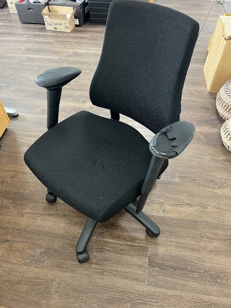 bureaustoel, Huis en Inrichting, Bureaustoelen, Ophalen, Gebruikt, Zwart, Bureaustoel