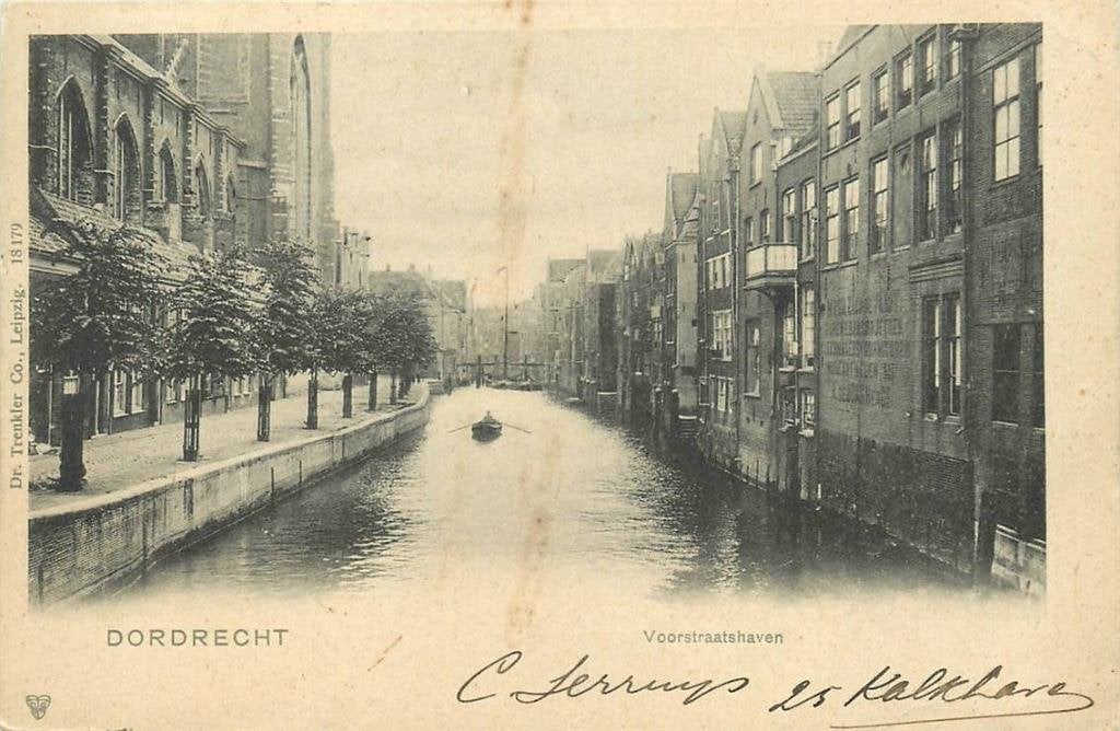 388-161-043 Dordrecht Voorstraatshaven, Verzenden, Voor 1920, Zuid-Holland