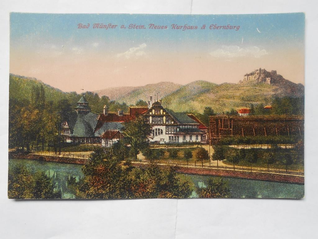Bad Münster am Stein-Ebernburg het nieuw Kurhaus 1928, Ophalen of Verzenden, 1920 tot 1940, Ongelopen, Duitsland