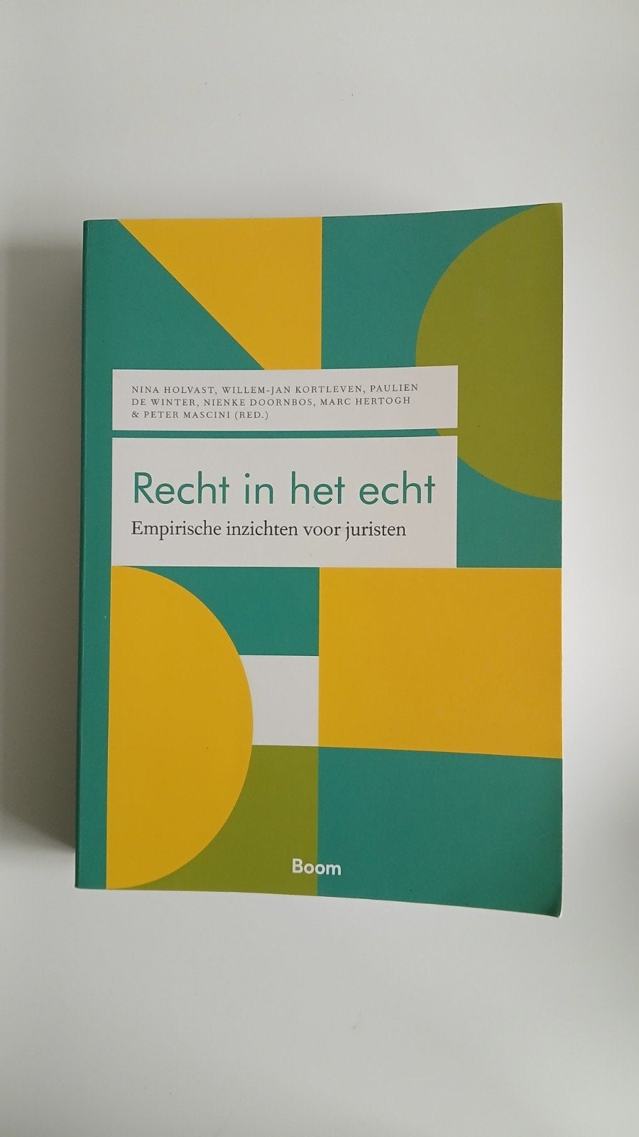 Recht in het echt 2024 Rechtsgeleerdheid/Criminologie, Boeken, Studieboeken en Cursussen, Ophalen of Verzenden, Zo goed als nieuw