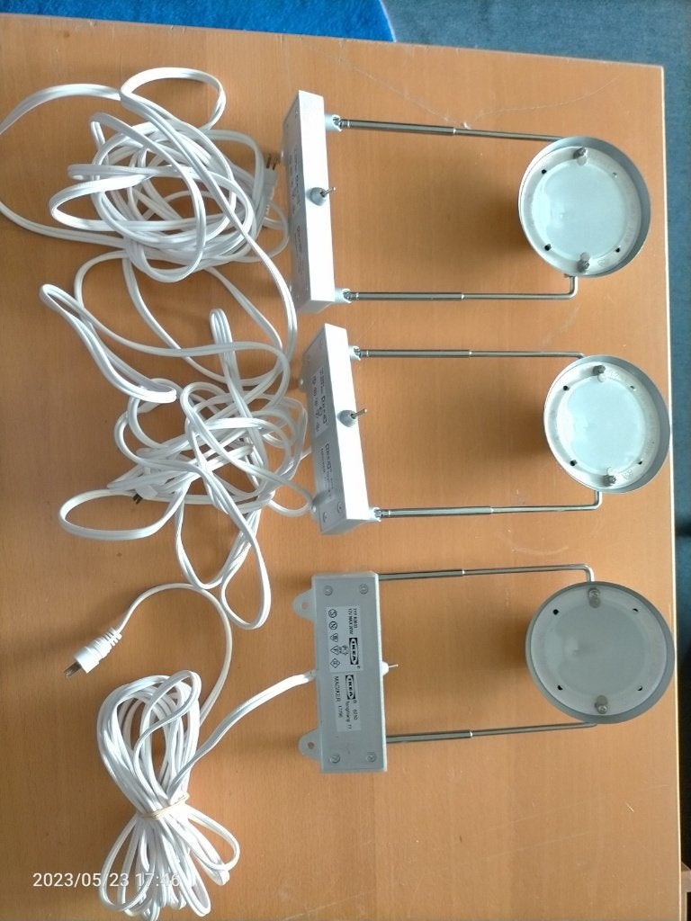 3x Ikea spots, Ophalen