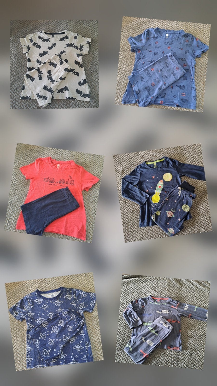 Pyjama shortama Hema setjes - Maat 98/104, Nacht- of Onderkleding, Jongen of Meisje, Ophalen of Verzenden, Zo goed als nieuw