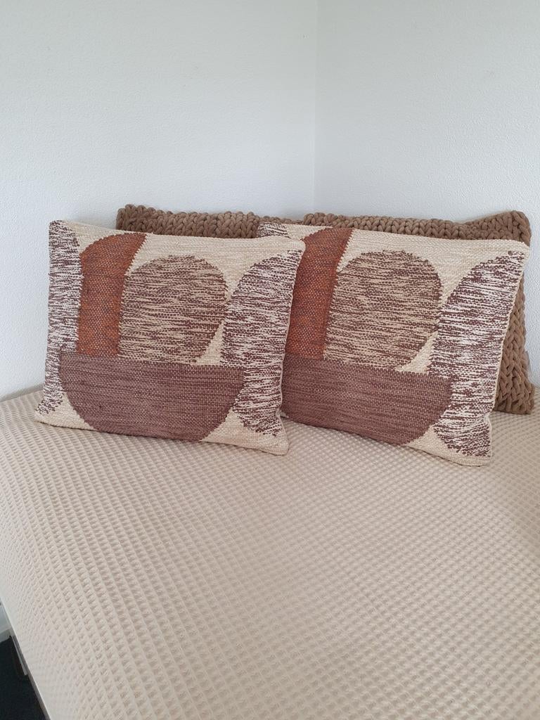 By Boo sierkussen  grof katoen ., Huis en Inrichting, Woonaccessoires | Kussens, Ophalen, Nieuw, Vierkant
