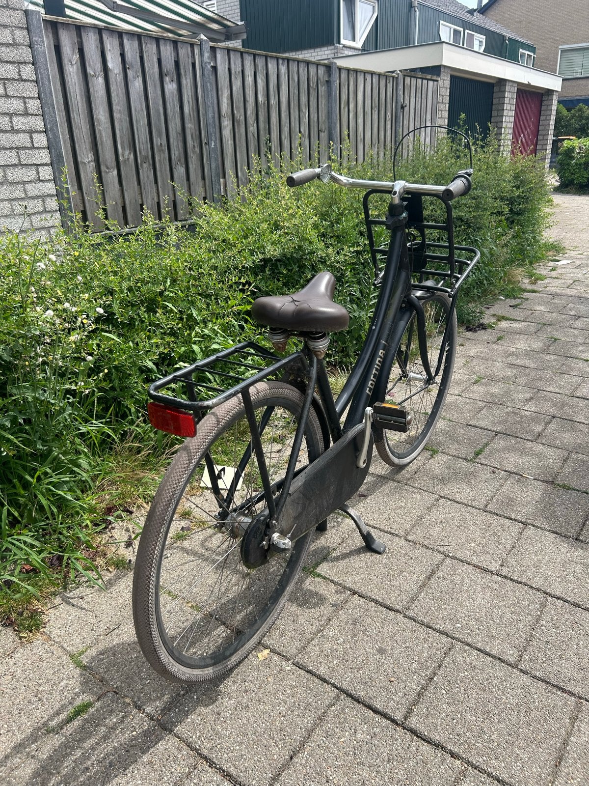 Cortina Transportfiets Zwart - Gebruikt VANDAAG HALEN €175, Terugtraprem, Gebruikt, 50 tot 53 cm, Ophalen