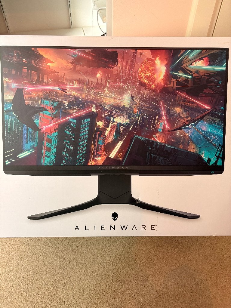 Alienware Gaming Monitor, Computers en Software, Monitoren, Gebruikt, 201 Hz of meer, DisplayPort, HDMI, Gaming, Draaibaar, Kantelbaar