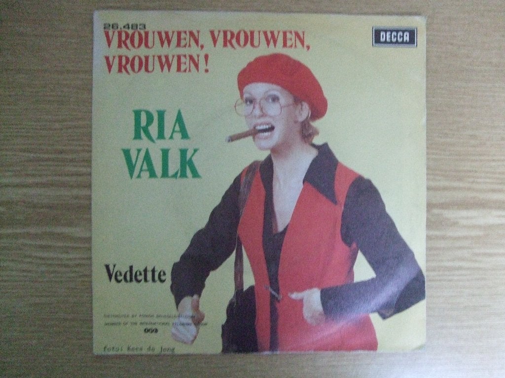 RIA VALK    VROUWEN, VROUWEN, VROUWEN / VEDETTE, 7 inch, Single, Ophalen of Verzenden, Nederlandstalig