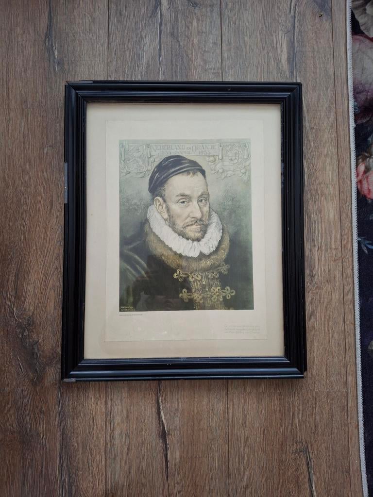 Prins Willem van oranje schilderij vintage, Antiek en Kunst, Ophalen