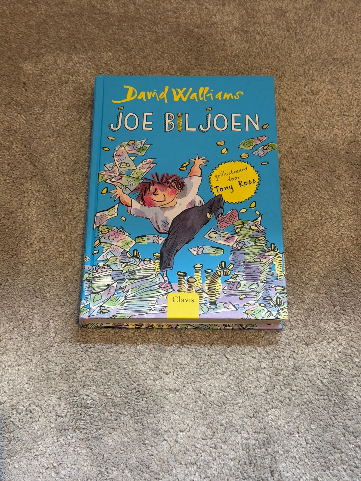 David Walliams - Joe Biljoen, Boeken, Fictie algemeen, Ophalen of Verzenden, Zo goed als nieuw, David Walliams