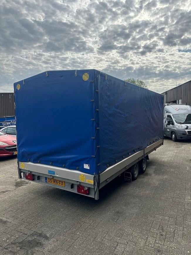 Hapert aanhangwagen met huif, Ophalen, Gebruikt