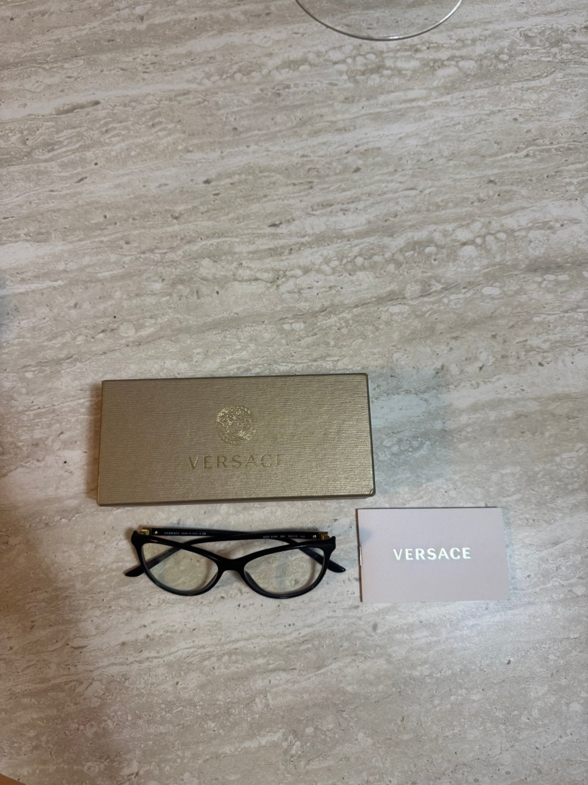 Versace Bril, Zwart, Gianni Versace, Nieuw, Ophalen of Verzenden