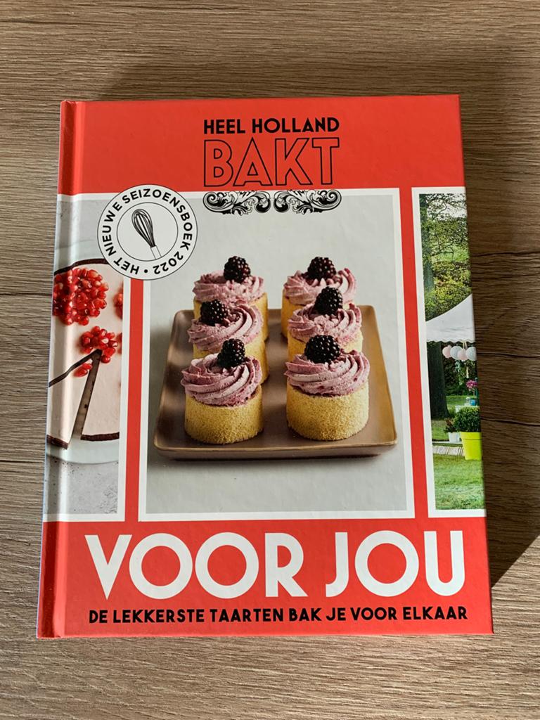 Heel Holland Bakt voor jou 2022 winnaar Enzo, Nieuw, Ophalen of Verzenden, Nederland en België, Taart, Gebak en Desserts
