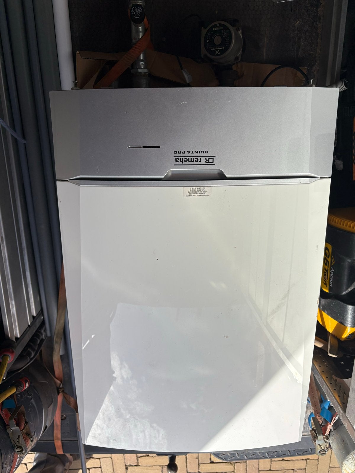 Remeha Quinta Pro 45 CV-ketel - Hoog Rendement, Ophalen, Gebruikt, Hoog rendement (Hr), Cv-ketel of Combi-ketel
