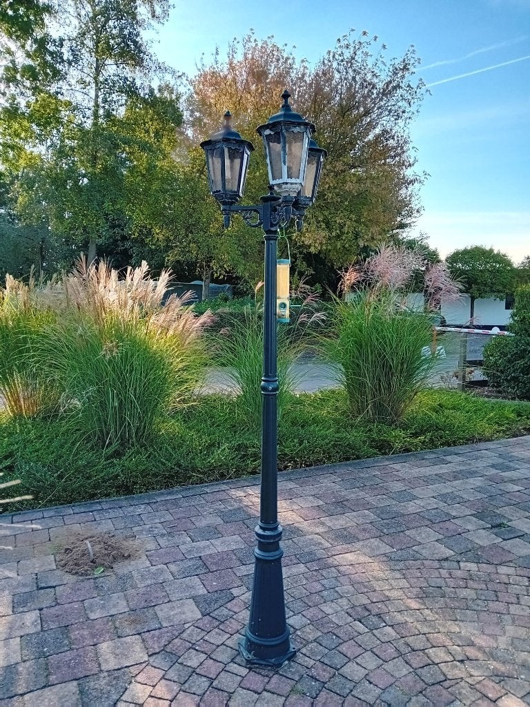 lantaarn, Tuin en Terras, Ophalen, Gebruikt, Staande lamp, Aluminium