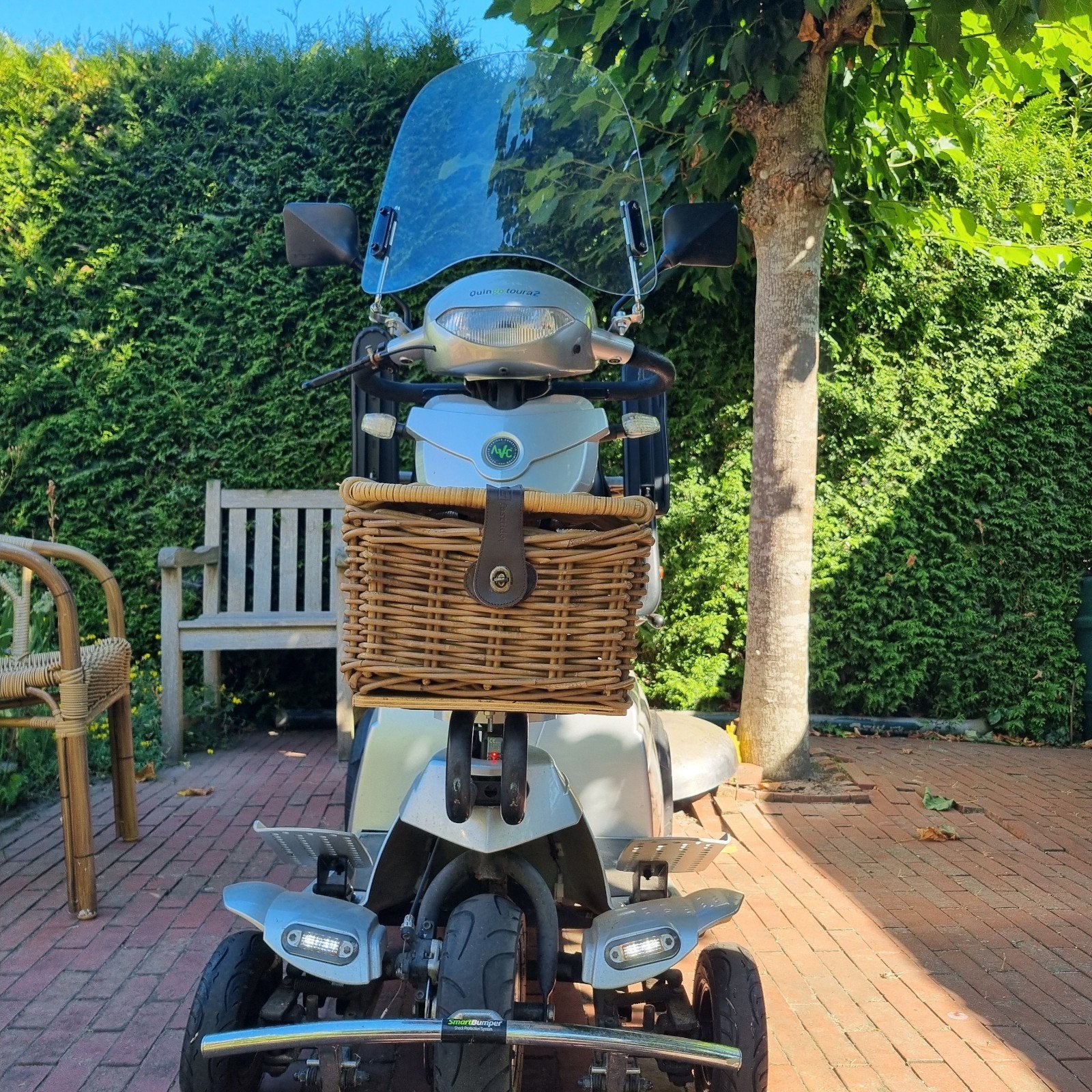 Toura 2 scootmobile ( Quingo scootmobiel), Ophalen, Gebruikt, 16 km/u of meer