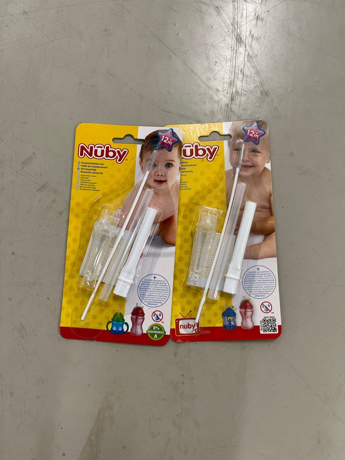 Nûby Rietjes en Reinigingsborsteltjes (2 sets), Overige merken, Nieuw, Ophalen of Verzenden, Drinkbeker