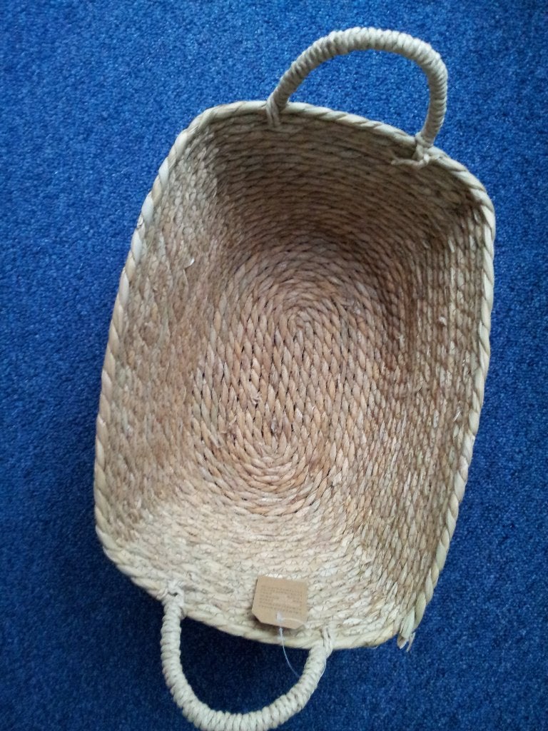 mandje van riet 40x 26 en17 hoog nieuw, Mand, Gevlochten, Nieuw, Ophalen of Verzenden