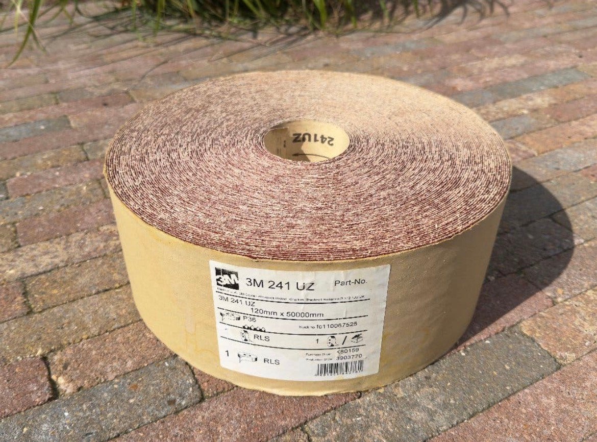 Rol schuurpapier 3M 241 UZ P36 50 meter, Ophalen of Verzenden, Nieuw