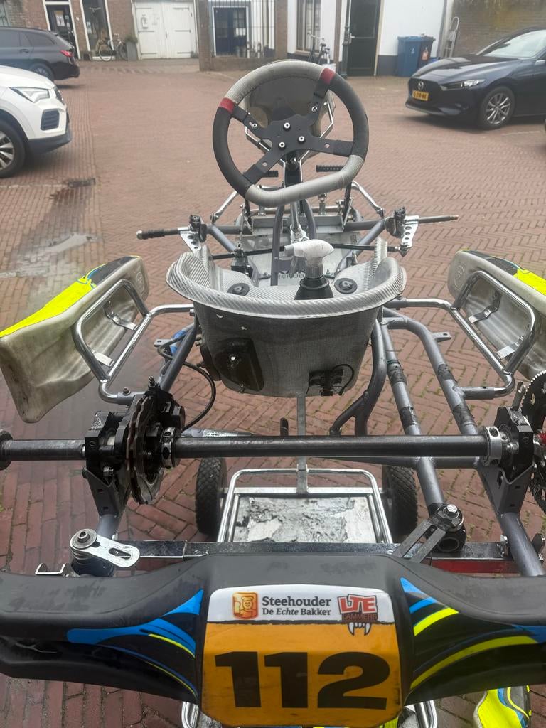 KR mini frame en TM motor, Ophalen of Verzenden, Gebruikt, Kart