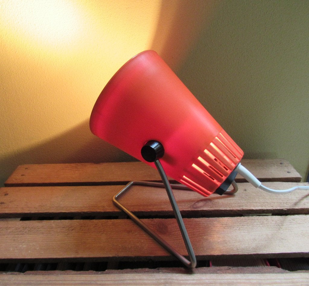 Retro vintage tafelamp / spot jaren 70/80 ., NVT, Kunststof, Verstelbaar, Gloeilamp