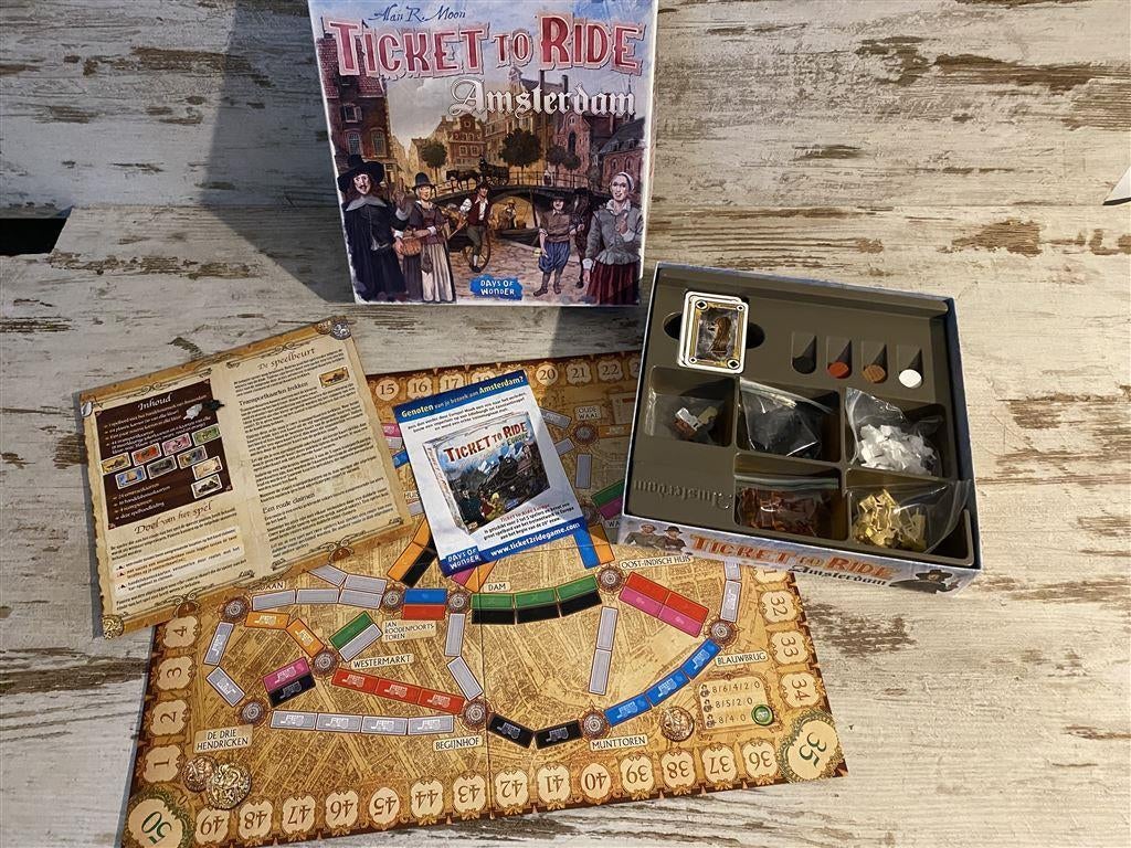 Ticket to ride Amsterdam Alan R.Moon [s111], Verzenden, Zo goed als nieuw