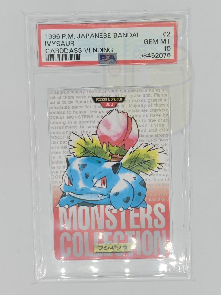 Ivysaur PSA 10 - Pokémon Carddass 1996 Red, Hobby en Vrije tijd, Verzamelkaartspellen | Pokémon, Ophalen, Nieuw, Losse kaart